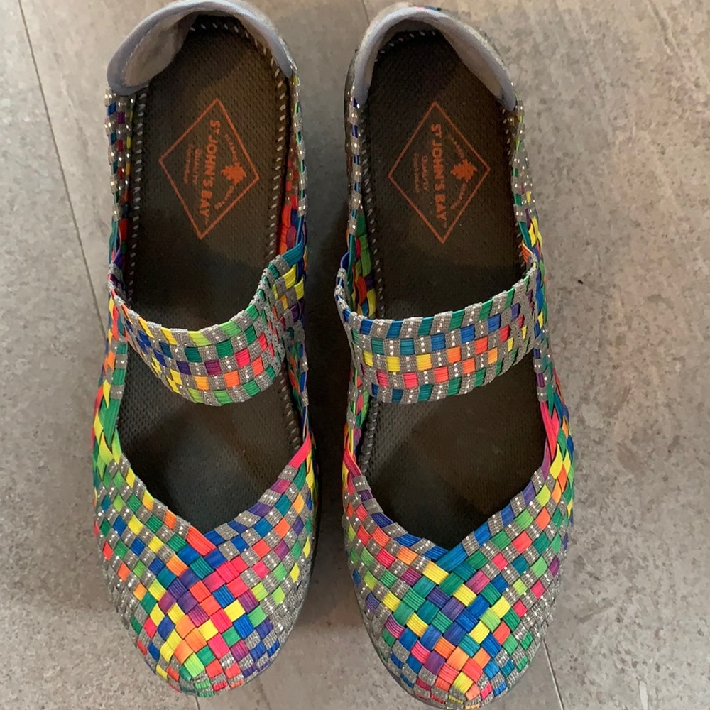 Like new “pride” wedges size 9